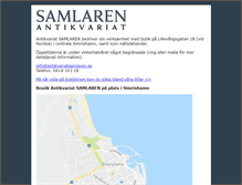 Tablet Screenshot of antikvariatsamlaren.se